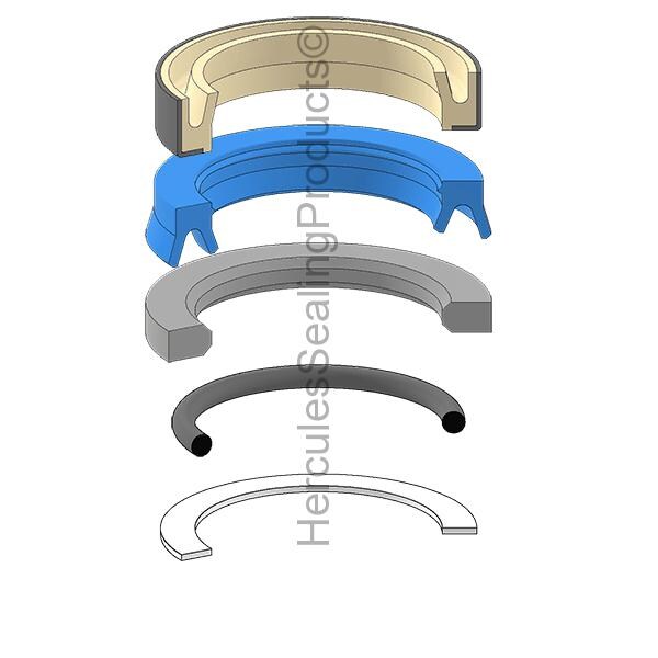 Mitsubishi - After Market Kit Hydraulic Cylinder Repair Kit- 35 mm Rod Kit for 80 mm Bore 94304-00120 - main